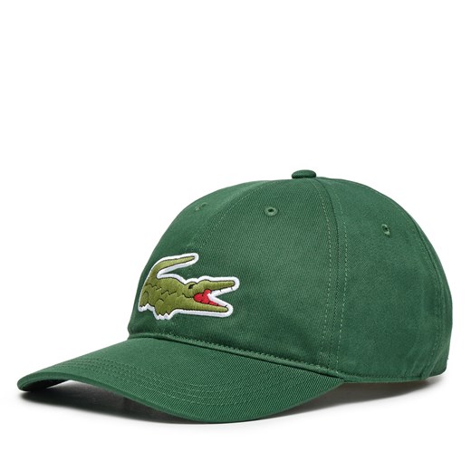 Czapka z daszkiem Lacoste RK9871 Zielony ze sklepu eobuwie.pl w kategorii Czapki z daszkiem damskie - zdjęcie 177399932