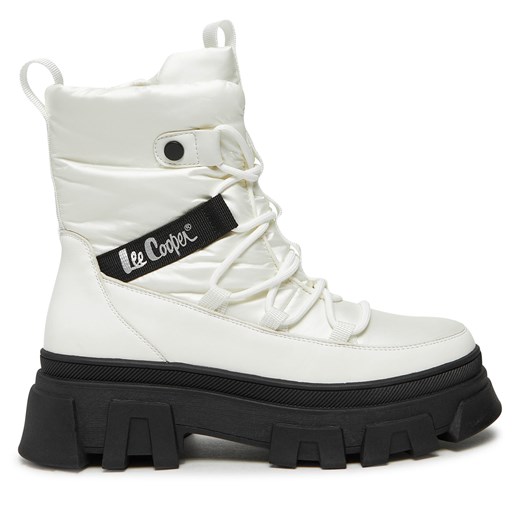 Botki Lee Cooper LCJ-24-47-3142LA Biały Lee Cooper 41 eobuwie.pl