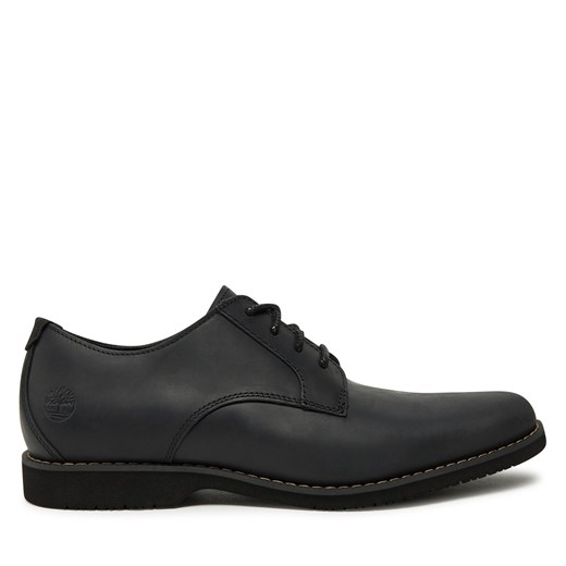 Półbuty Timberland Woodhull Leather Oxford TB0A2CWA0011 Czarny ze sklepu eobuwie.pl w kategorii Buty eleganckie męskie - zdjęcie 177400133