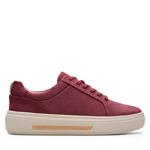 Sneakersy Clarks Hollyhock Walk 26178842 Bordowy Clarks 36 eobuwie.pl