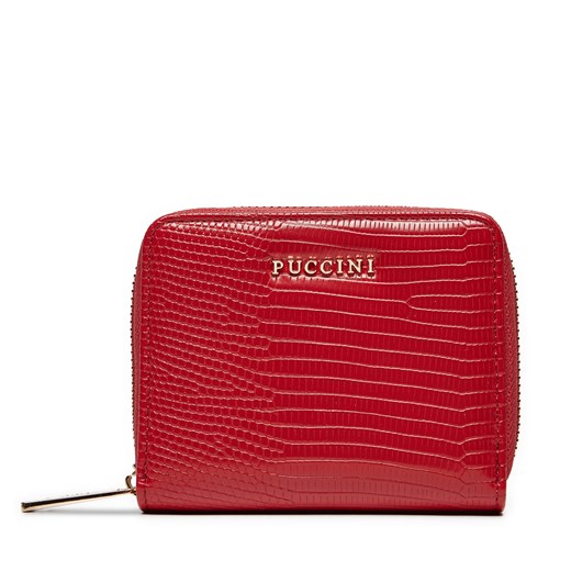 Mały Portfel Damski Puccini BLP838B Czerwony Puccini one size eobuwie.pl