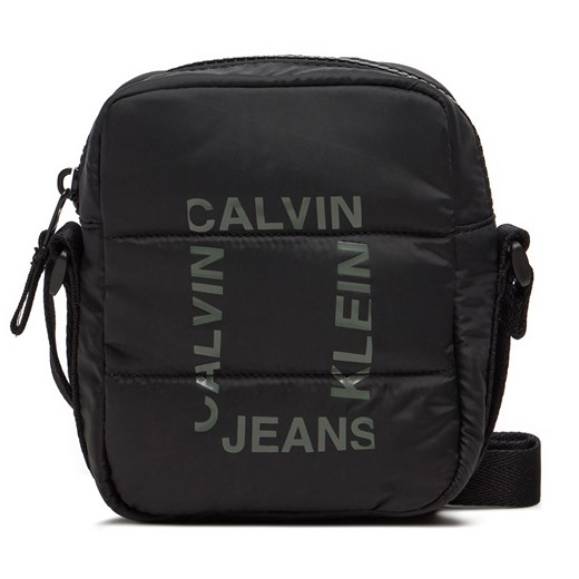 Saszetka Calvin Klein Jeans Grid Logo IU0IU00649 Czarny one size promocja eobuwie.pl