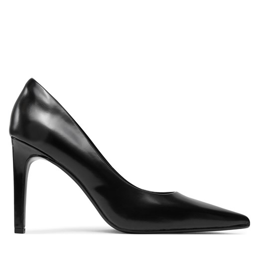 Szpilki Calvin Klein Heel Pump 90 - Brush L HW0HW02263 Czarny ze sklepu eobuwie.pl w kategorii Czółenka - zdjęcie 177403082