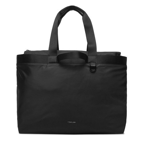 Torba Calvin Klein Ck Est Nylon Shopper K50K512117 Czarny Calvin Klein one size okazja eobuwie.pl