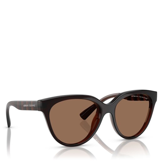 Okulary przeciwsłoneczne Armani Exchange 0AX4148SU 83577356 Brązowy Armani Exchange one size eobuwie.pl