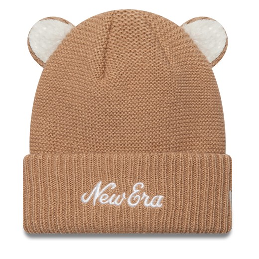 Czapka New Era Teddy Bear Ears Cuff Knit Beanie 60580864 Brązowy New Era one size eobuwie.pl