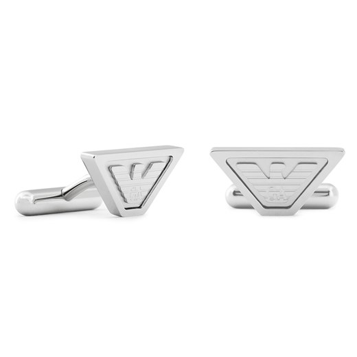 Spinki do mankietów Emporio Armani EGS3129040 Srebrny Emporio Armani one size eobuwie.pl