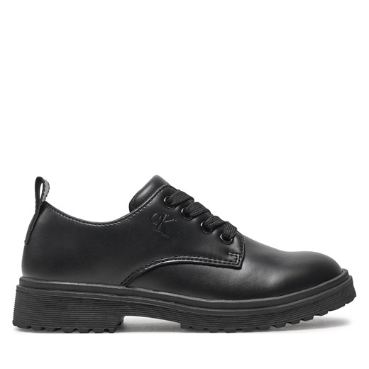Półbuty Calvin Klein Jeans Low Cut Lace-Up 3X4-81091-0326 M Czarny 32 eobuwie.pl