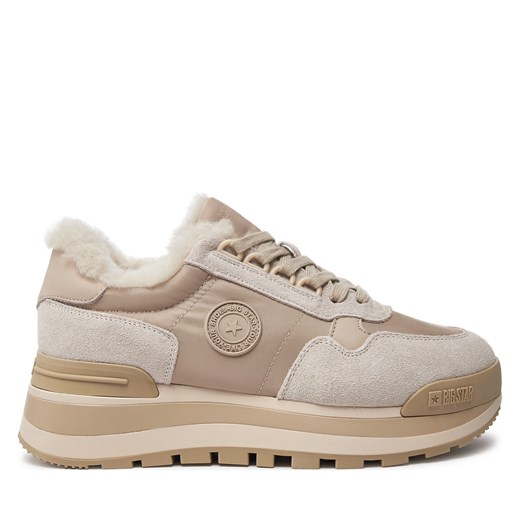 Sneakersy Big Star Shoes OO274A214 Beżowy 41 okazja eobuwie.pl