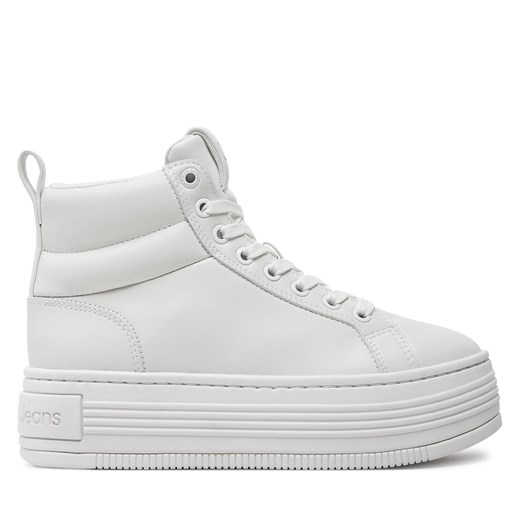 Sneakersy Calvin Klein Bold Platf Mid Oh Mg Lth YW0YW01583 Biały Calvin Klein 38 eobuwie.pl
