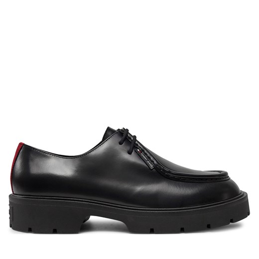 Półbuty Tommy Jeans Tjm Smart Derby Shoe EM0EM01418 Czarny Tommy Jeans 43 eobuwie.pl
