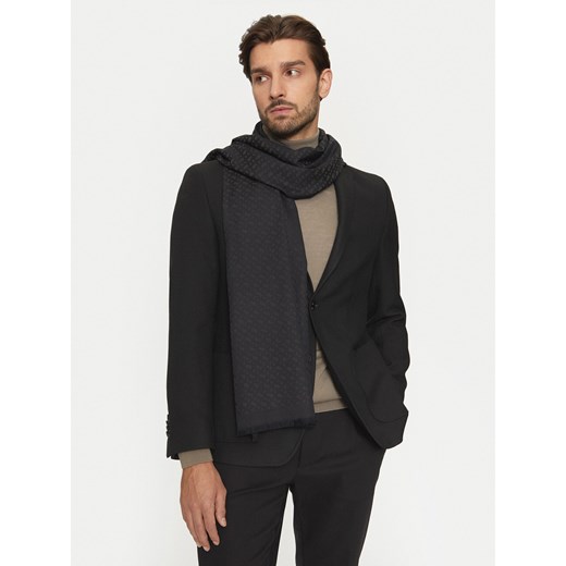 Szalik Boss Ledonio 50517765 Czarny one size eobuwie.pl