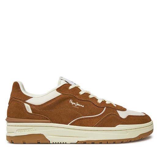 Sneakersy Pepe Jeans Chester Air M PMS00033 Brązowy Pepe Jeans 42 eobuwie.pl