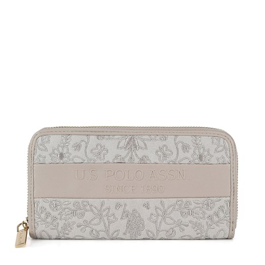 Duży Portfel Damski U.S. Polo Assn. WIUXT8463WZC Beżowy one size eobuwie.pl