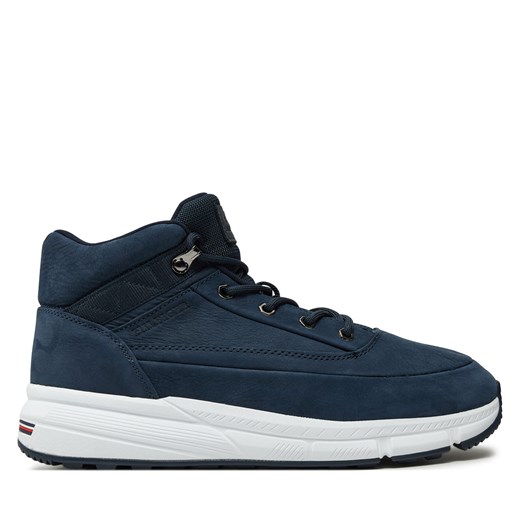 Sneakersy Tommy Hilfiger Hilfiger Warm Nubuck Hybrid B FM0FM05189 Granatowy Tommy Hilfiger 45 eobuwie.pl