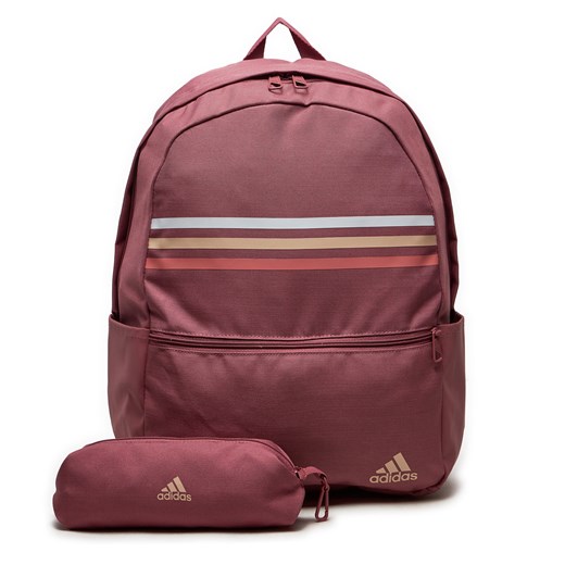 Plecak adidas Classic Horizontal 3-Stripes IZ1897 Różowy one size eobuwie.pl
