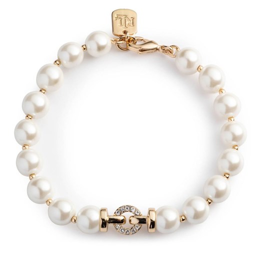 Bransoletka LAUREN RALPH LAUREN Br 7.25In Pearl Flex 14B00465 Biały one size okazja eobuwie.pl