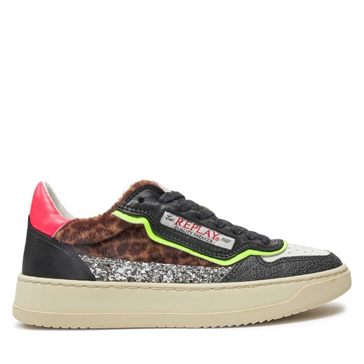 Sneakersy Replay GWZ3T .000.C0033L 2611 Czarny Replay 35 wyprzedaż eobuwie.pl
