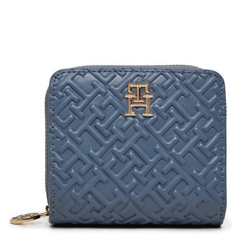 Mały Portfel Damski Tommy Hilfiger Distinct AW0AW16580 Niebieski Tommy Hilfiger one size eobuwie.pl