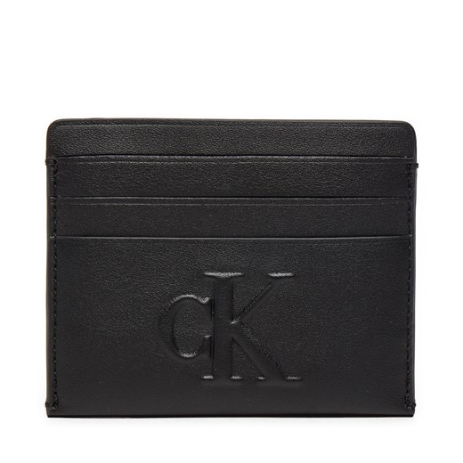 Etui na karty kredytowe Calvin Klein Jeans Sculpted Cardcase K60K612747 Czarny one size eobuwie.pl