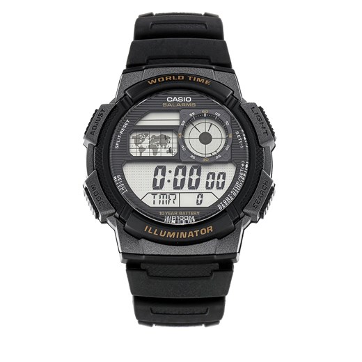 Zegarek Casio AE-1000W-1AVEF Czarny Casio one size eobuwie.pl