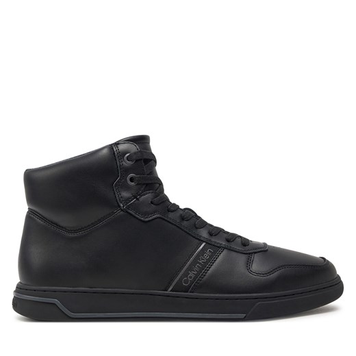 Sneakersy Calvin Klein High Top Lace Up Logo HM0HM01492 Czarny Calvin Klein 41 eobuwie.pl