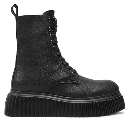 Botki AGL Marina D751564PGKI0121013 Czarny Agl 40 eobuwie.pl