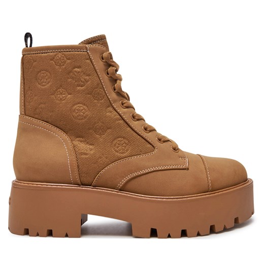 Botki Guess Vaina FLTSLR LEM10 Brązowy Guess 37 okazyjna cena eobuwie.pl
