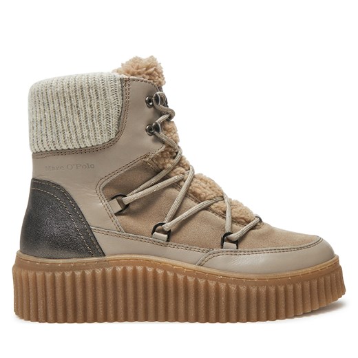 Botki Marc O'Polo OO2M3017 Beżowy 37 okazja eobuwie.pl