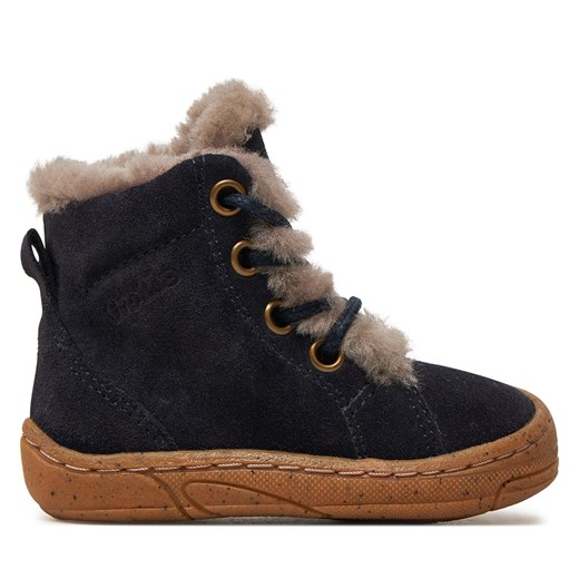 Trzewiki Froddo Minni Suede Laces G2110140-4 M Niebieski ze sklepu eobuwie.pl w kategorii Buty zimowe dziecięce - zdjęcie 177410583