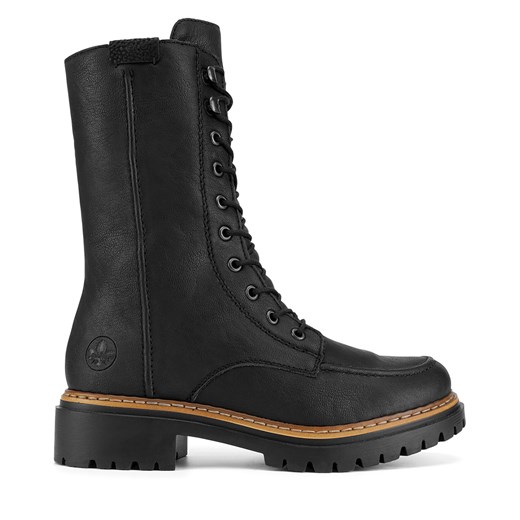 Botki Rieker 72616-00 Czarny Rieker 40 eobuwie.pl