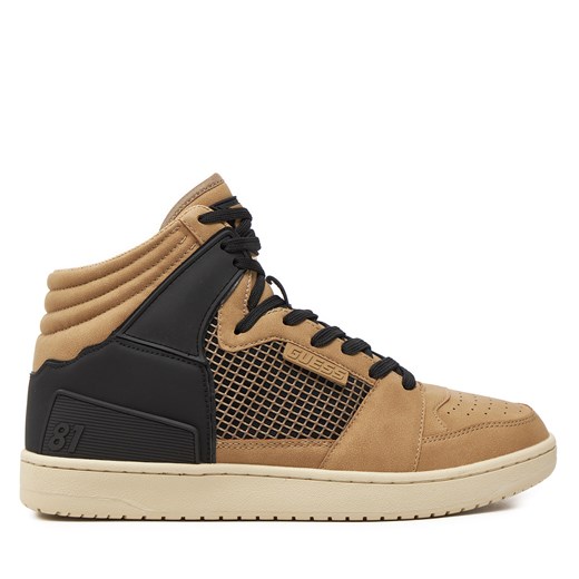 Sneakersy Guess Sava Mid FMTSAM FAB12 Brązowy Guess 46 wyprzedaż eobuwie.pl