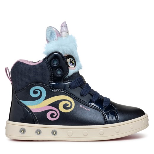 Sneakersy Geox J Skylin Girl  J468WA 0NFBH C4243 M Granatowy Geox 25 eobuwie.pl