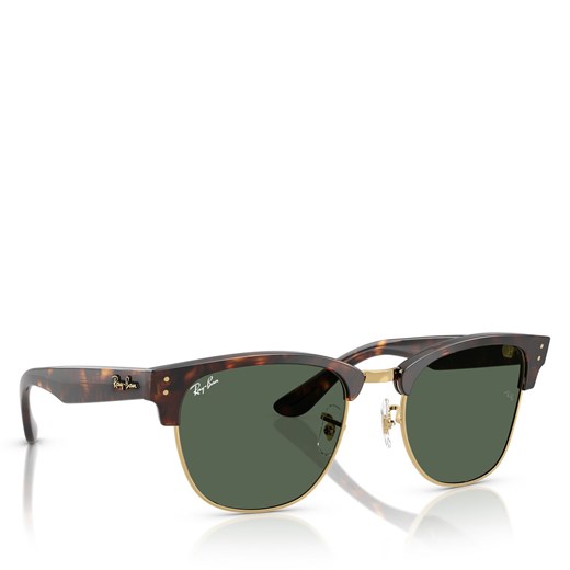 Okulary przeciwsłoneczne Ray-Ban Clubmaster Reverse 0RBR0504S 1359VR54 Brązowy one size eobuwie.pl