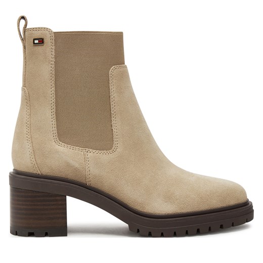 Sztyblety Tommy Hilfiger FW0FW08429 Beżowy Tommy Hilfiger 41 eobuwie.pl