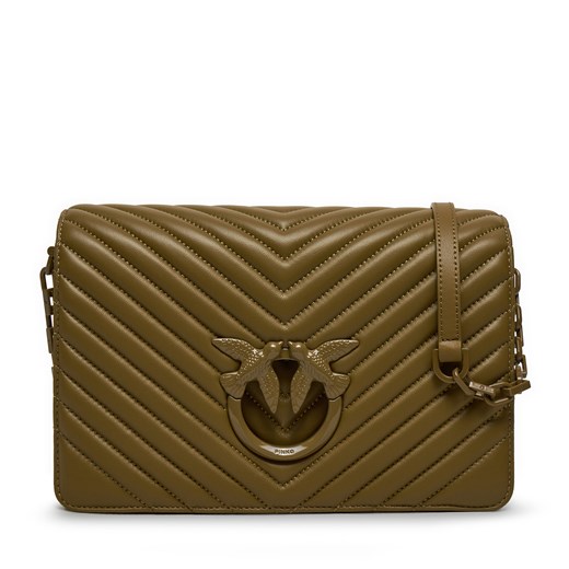 Torebka Pinko Love Click Classic AI 24-25 PLTT 100063 A0VM Brązowy Pinko one size eobuwie.pl