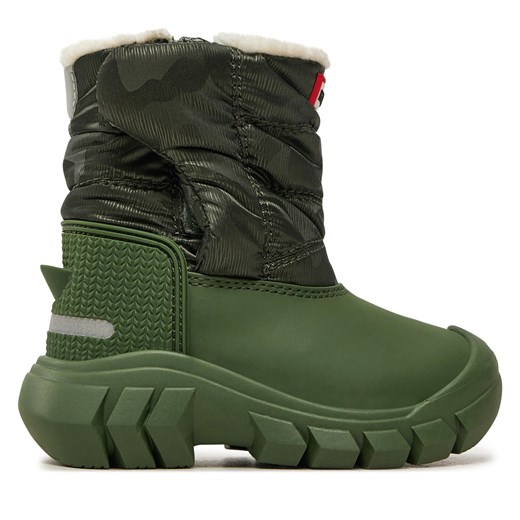 Śniegowce Hunter KFT5001PCT-FXR Khaki Hunter 21 eobuwie.pl