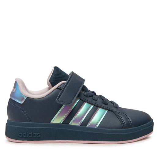 Sneakersy adidas Grand Court 2.0 IE3850 Granatowy ze sklepu eobuwie.pl w kategorii Buty sportowe dziecięce - zdjęcie 177413133