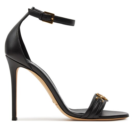 Sandały Elisabetta Franchi SA-06L-46E2-V500 Czarny Elisabetta Franchi 39 eobuwie.pl