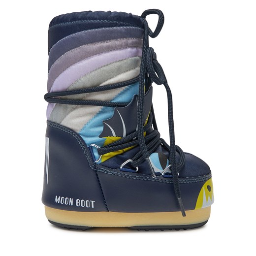 Śniegowce Moon Boot MB Icon Dragon 80D3400280 Granatowy Moon Boot 27/30 eobuwie.pl