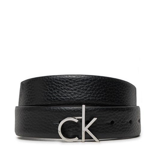 Pasek Damski Calvin Klein Ck Logo Buckle Belt 3.0_Pbl K60K613073 Czarny Calvin Klein 95 eobuwie.pl