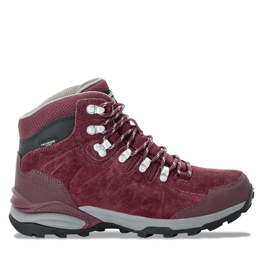 Trekkingi Jack Wolfskin Refugio Texapore Mid W 4050871 Bordowy Jack Wolfskin 38 eobuwie.pl