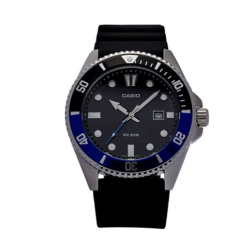 Zegarek Casio Duro Diver MDV-107-1A2VEF Czarny ze sklepu eobuwie.pl w kategorii Zegarki - zdjęcie 177414422