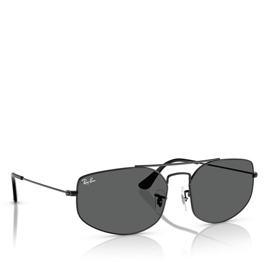 Okulary przeciwsłoneczne Ray-Ban Explorer V 0RB3845 002/B160 Czarny ze sklepu eobuwie.pl w kategorii Okulary przeciwsłoneczne damskie - zdjęcie 177414541