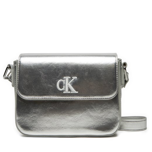 Torebka Calvin Klein Jeans IU0IU00688 Srebrny one size eobuwie.pl