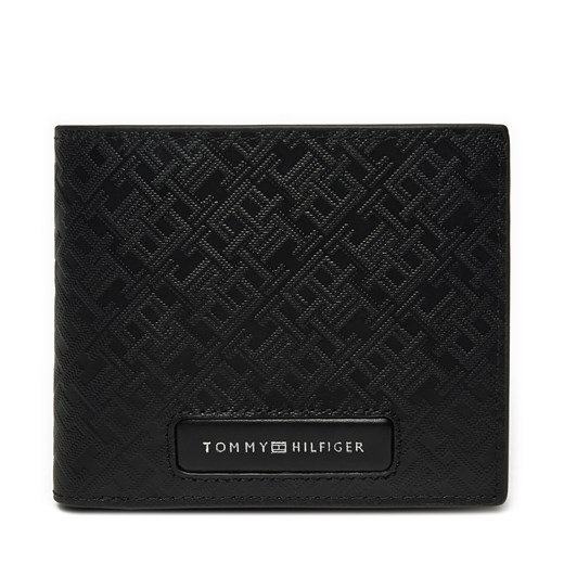 Duży Portfel Męski Tommy Hilfiger AM0AM13028 Czarny Tommy Hilfiger one size eobuwie.pl
