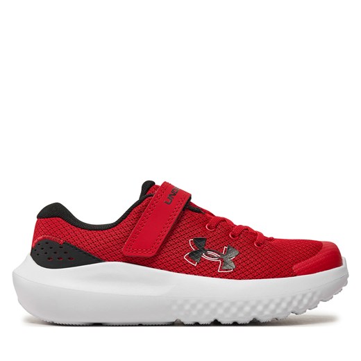 Buty do biegania Under Armour Ua Bps Surge 4 Ac 3027104-600 Czerwony ze sklepu eobuwie.pl w kategorii Buty sportowe dziecięce - zdjęcie 177416482