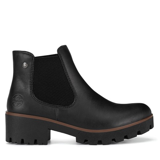 Botki Rieker 79265-02 Czarny Rieker 40 eobuwie.pl