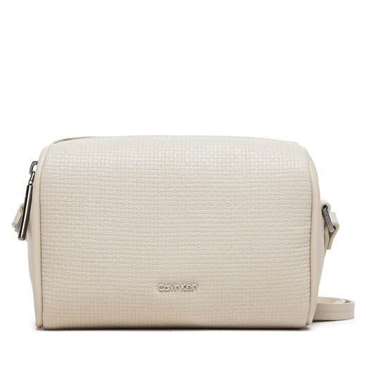 Torebka Calvin Klein K60K612334 Écru Calvin Klein one size eobuwie.pl
