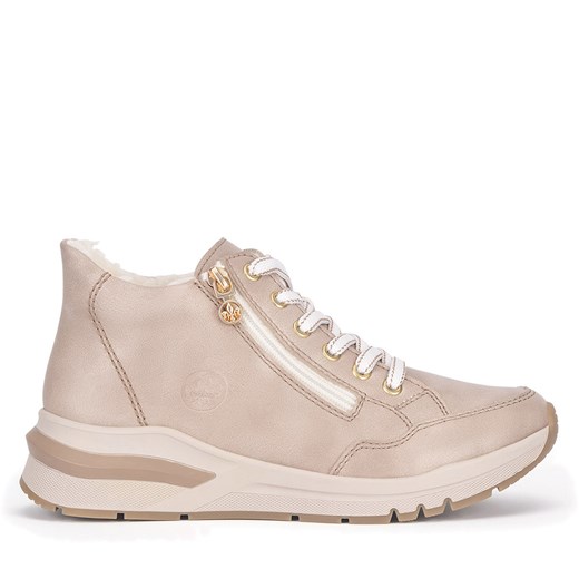 Botki Rieker M6644-62 Beżowy Rieker 36 eobuwie.pl